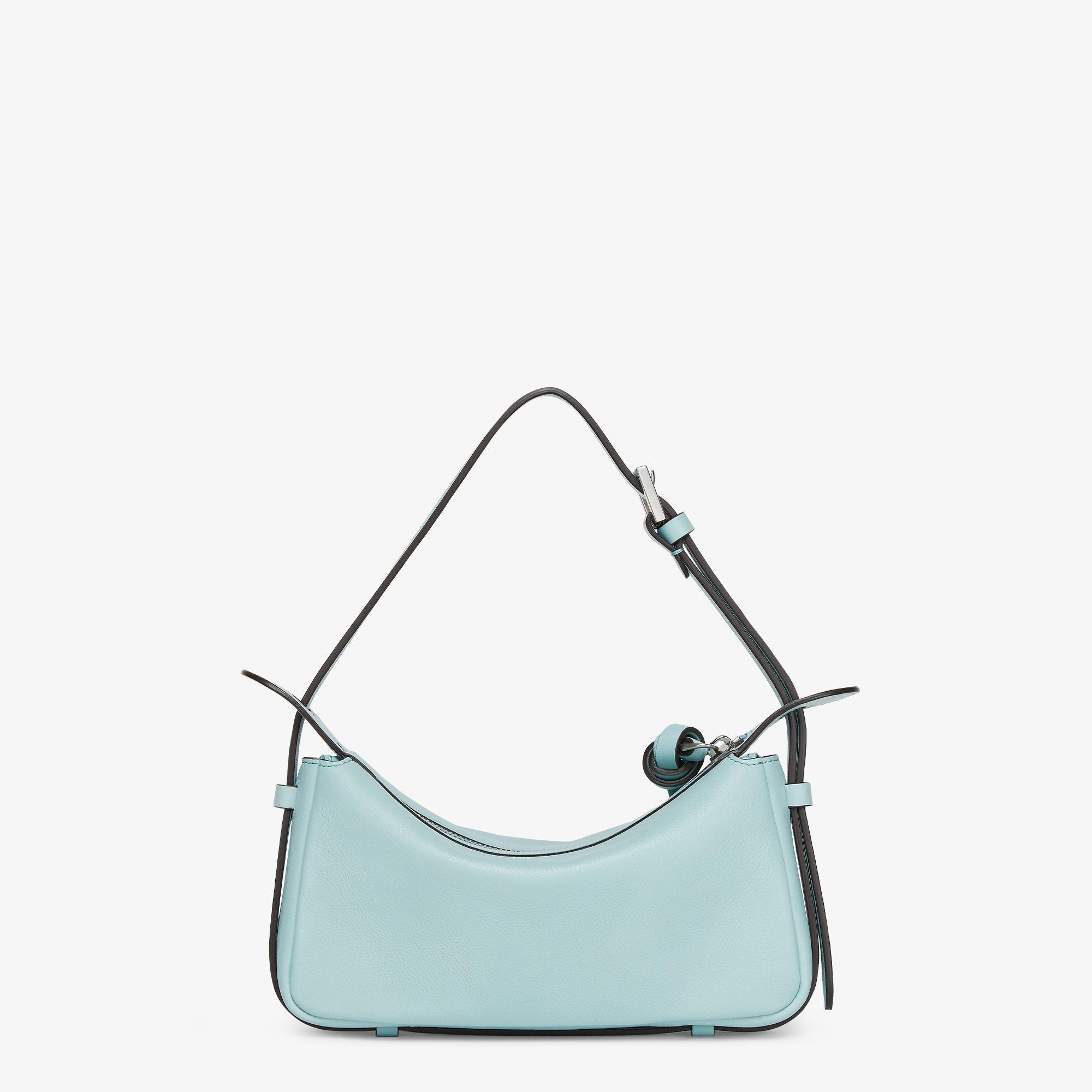 Simply Fendi MiniLight blue leather mini bag Product Image