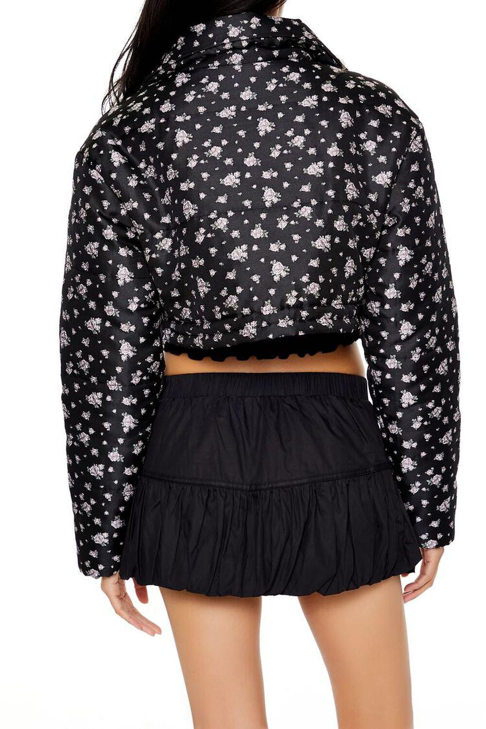 Floral Print Puffer Jacket | Forever 21 Product Image