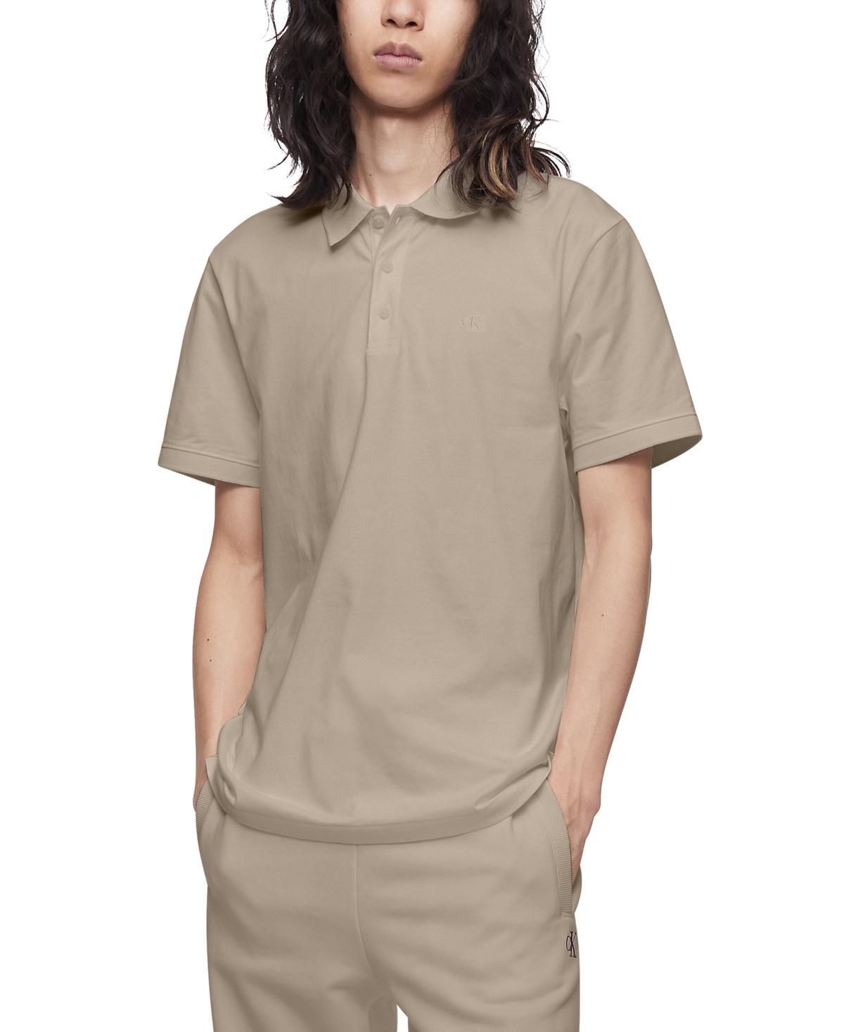 Calvin Klein Short Sleeve Classic Fit Smooth Polo Shirt Product Image