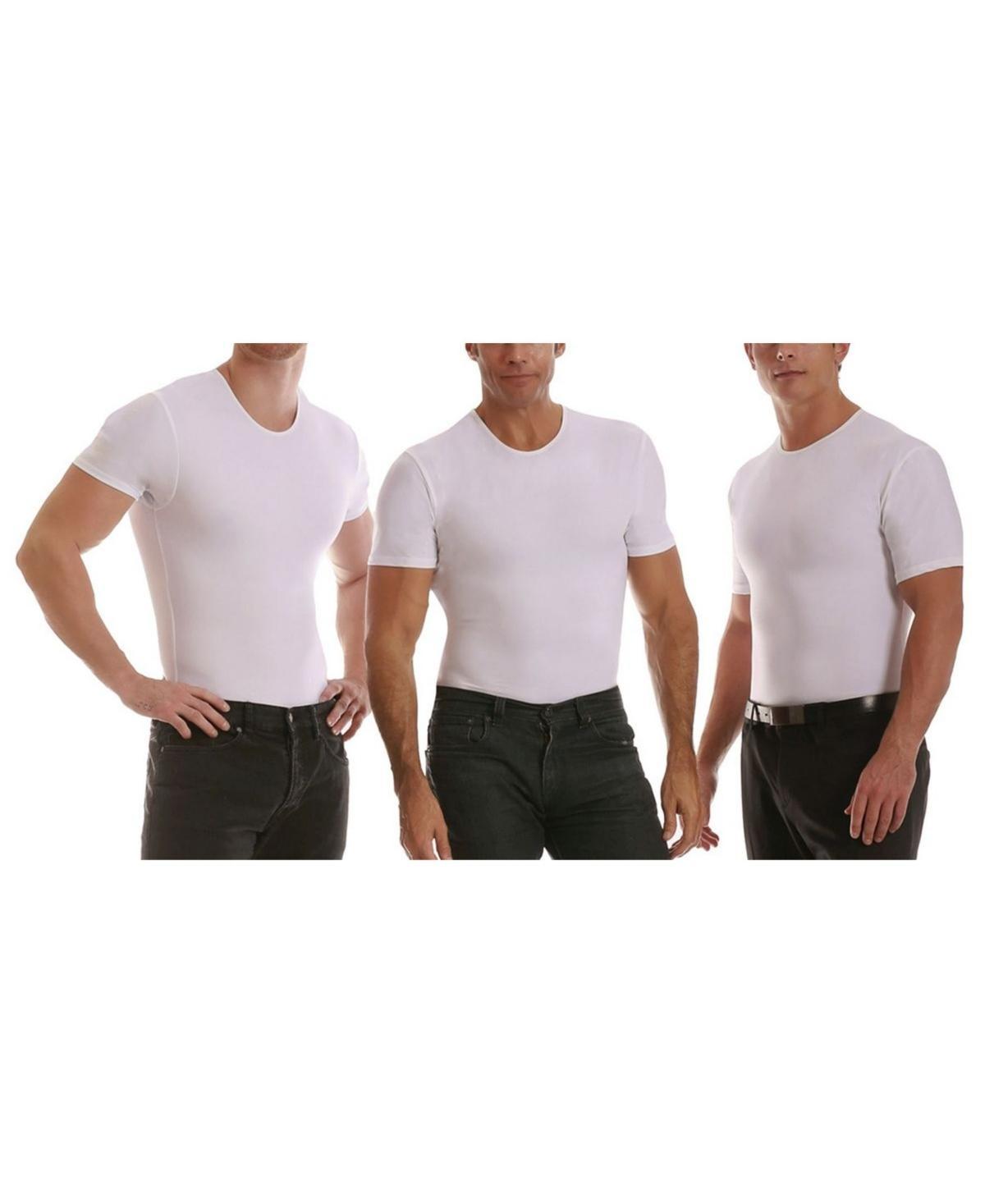 Mens Big & Tall Insta Slim 3 Pack Compression Short Sleeve Crew-Neck T-Shirts Product Image