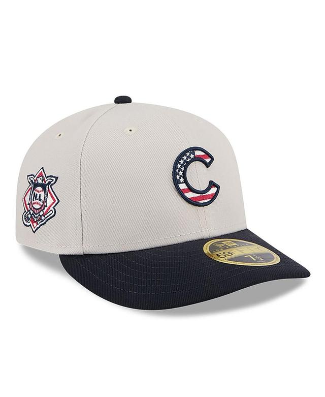 New Era Mens Black Chicago Cubs 2024 Fourth of July Low Profile 59FIFTY Fitted Hat Product Image