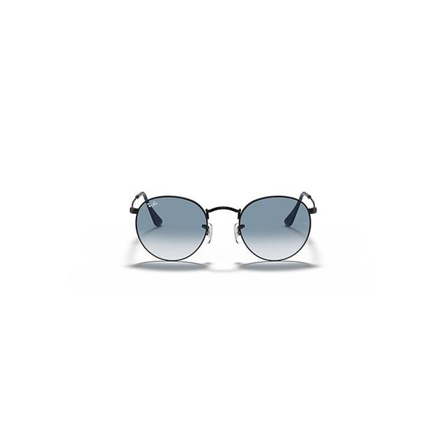 Ray-Ban Round Metal Sunglasses Frame Blue Lenses Product Image