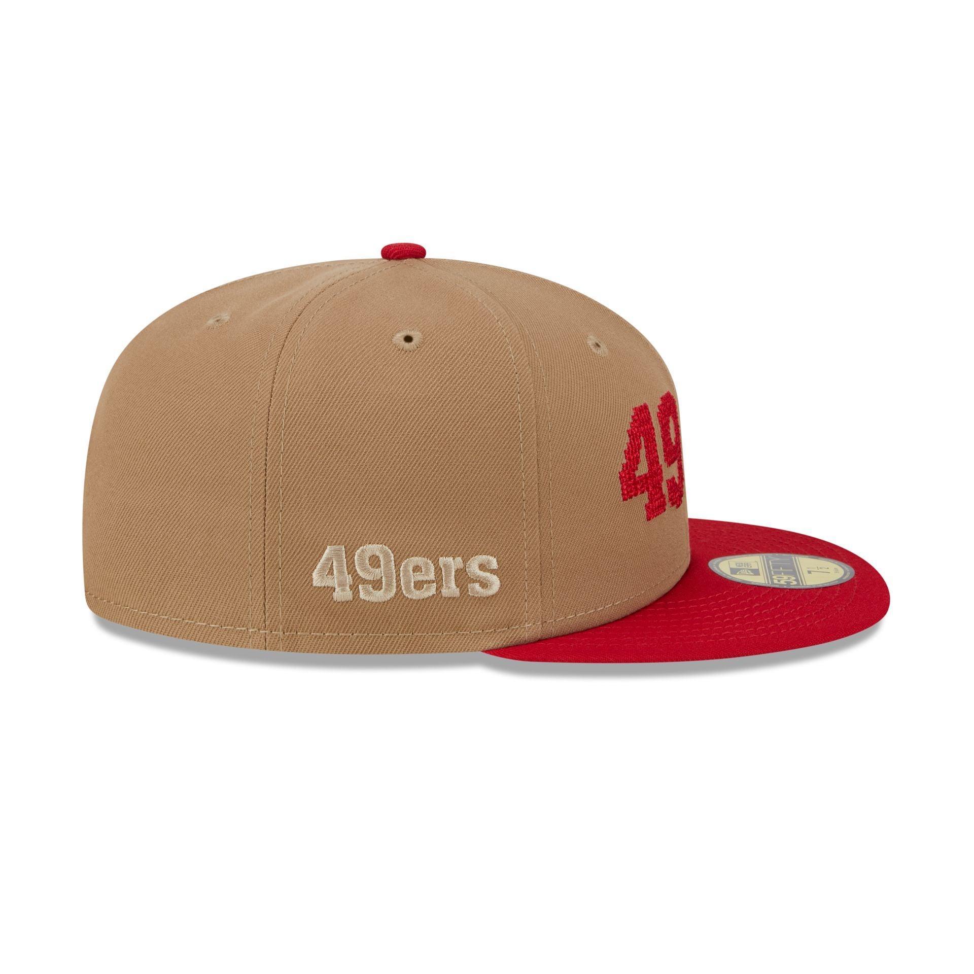 San Francisco 49ers Classic 8-Bit Wordmark 59FIFTY Fitted Hat Male Product Image