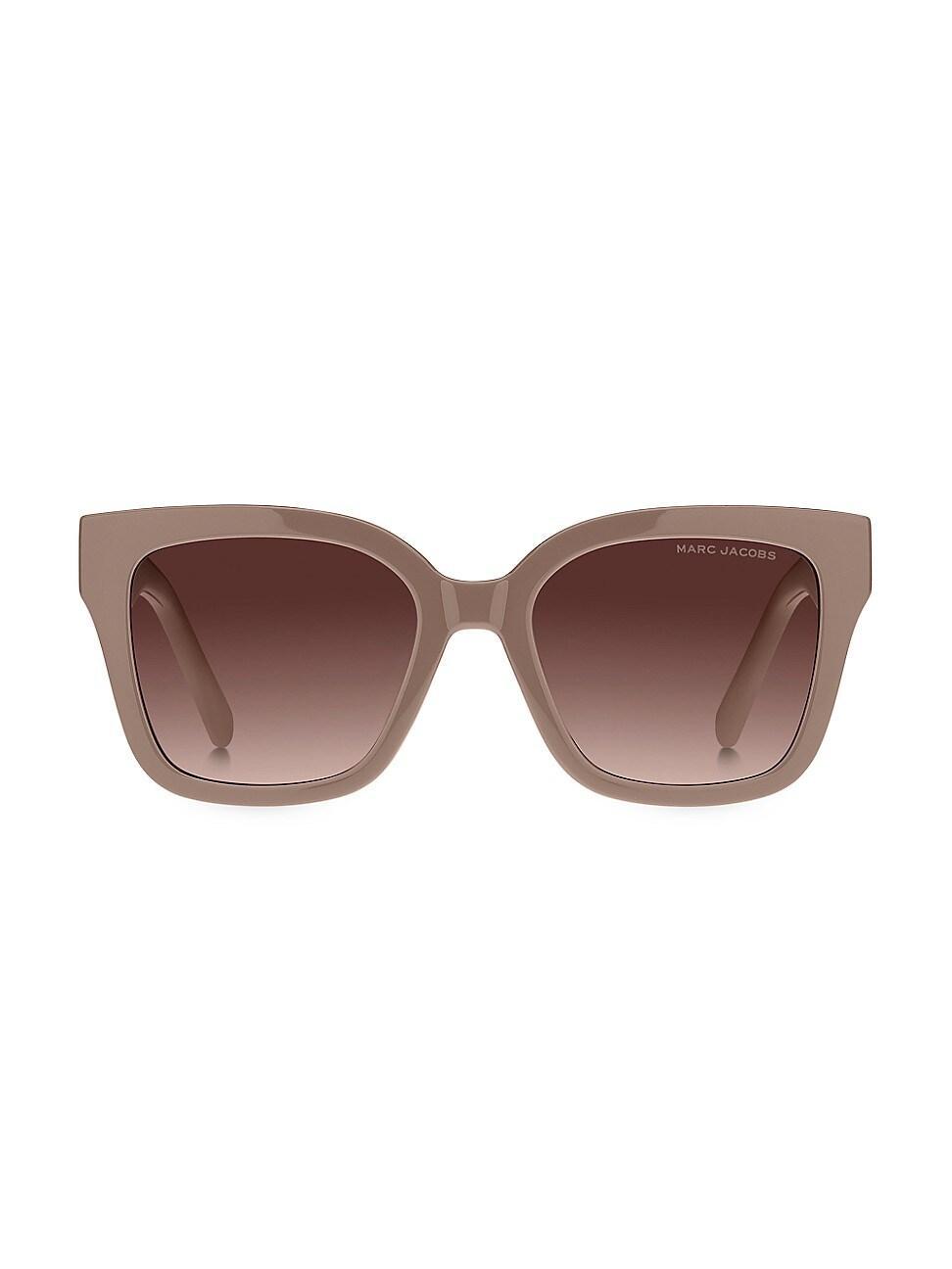 Marc Jacobs 53mm Gradient Polarized Square Sunglasses Product Image