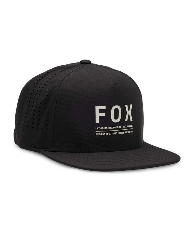 Mens Fox Black Non-Stop Tech Snapback Hat Product Image