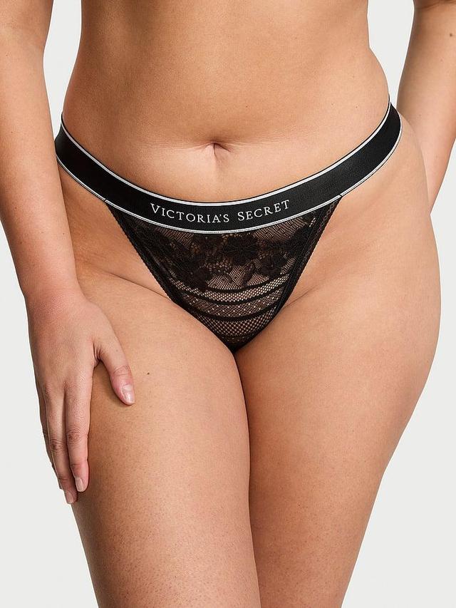 Logo Lace Tanga Panty Product Image