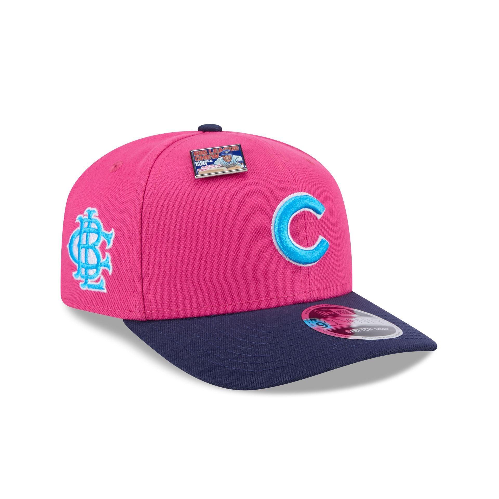 Big League Chew X Chicago Cubs Big Rally Blue Raspberry 9SEVENTY Stretch-Snap Hat Male Product Image