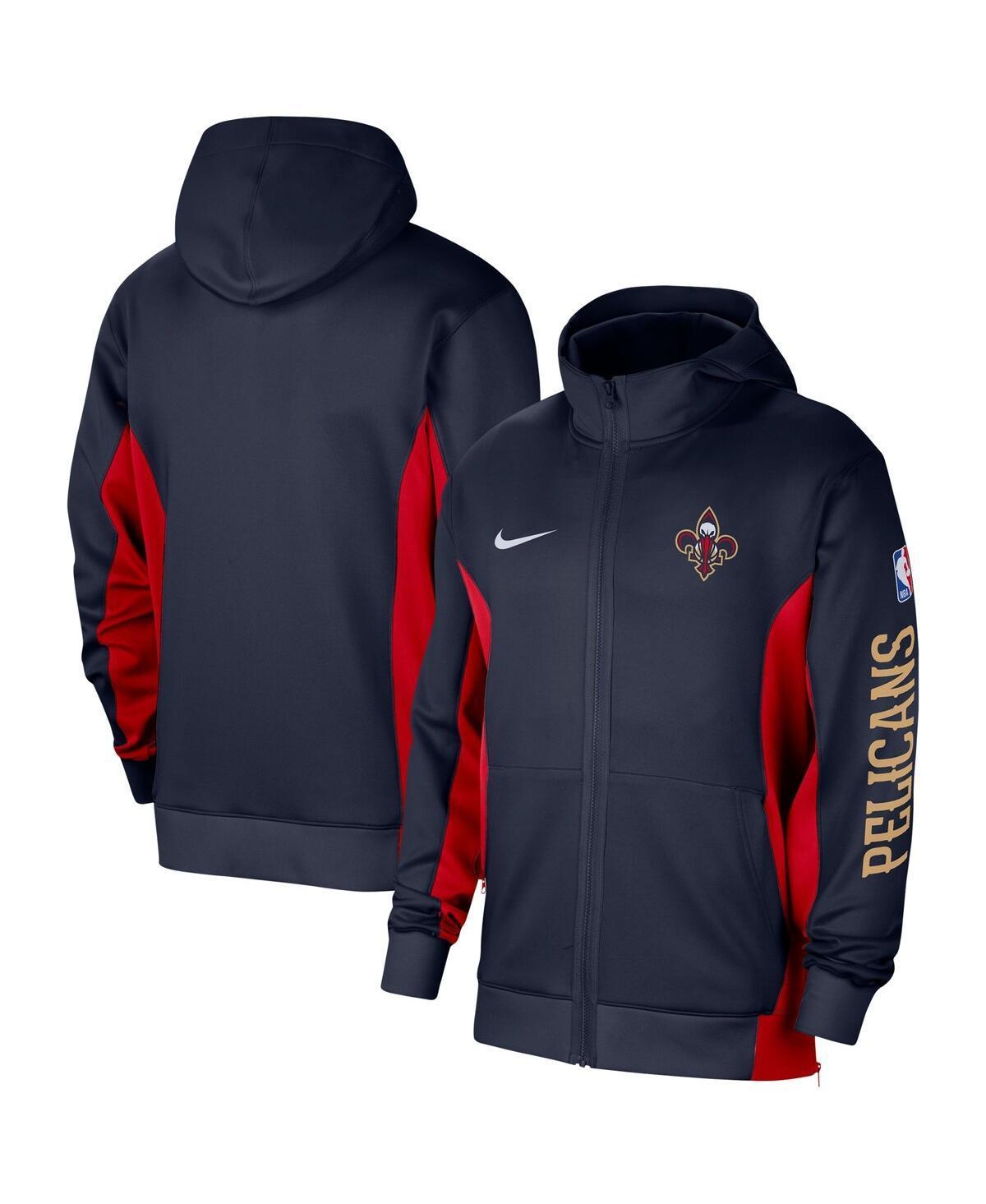 Mens Nike Navy New Orleans Pelicans 2023/24 Authentic Showtime Full-Zip Hoodie Product Image