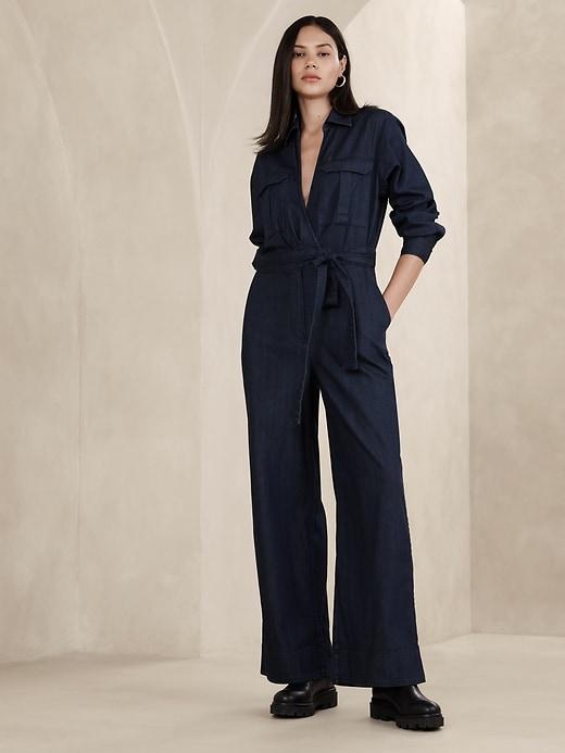 Denim Jumpsuit Product Image