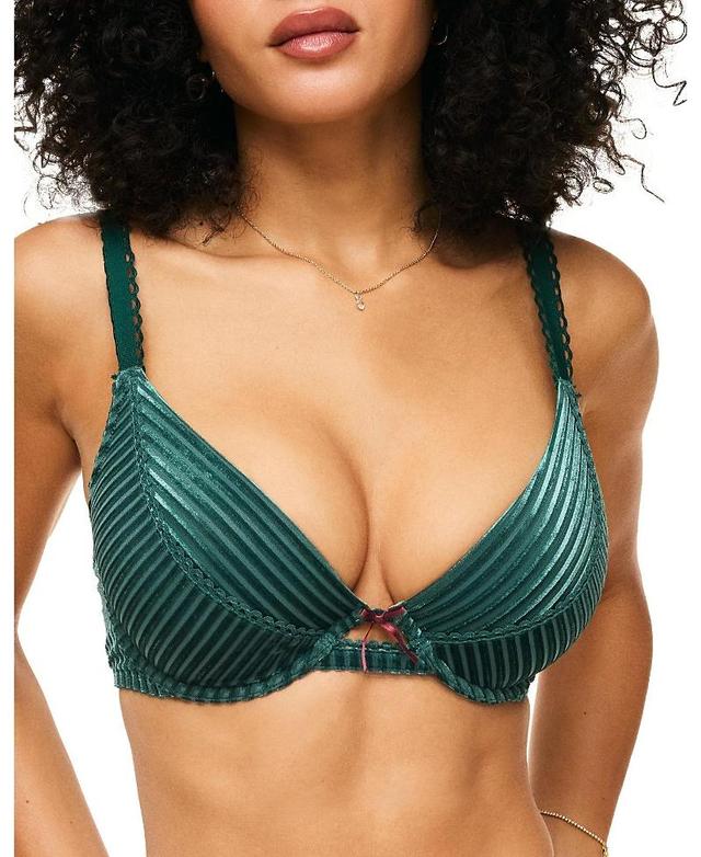 Adore Me Evie Womens Push Up Plunge Bra Product Image