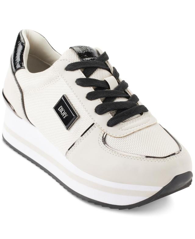 Dkny Womens Davie Lace-Up Platform Sneakers Product Image