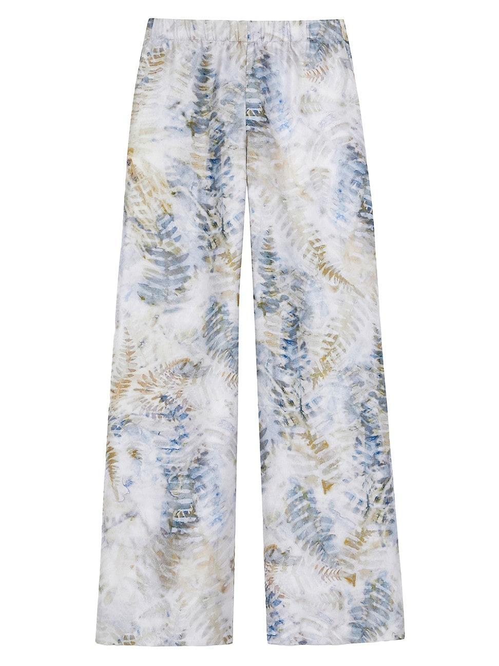 Womens Riverside Elasticized Silk Pants Product Image