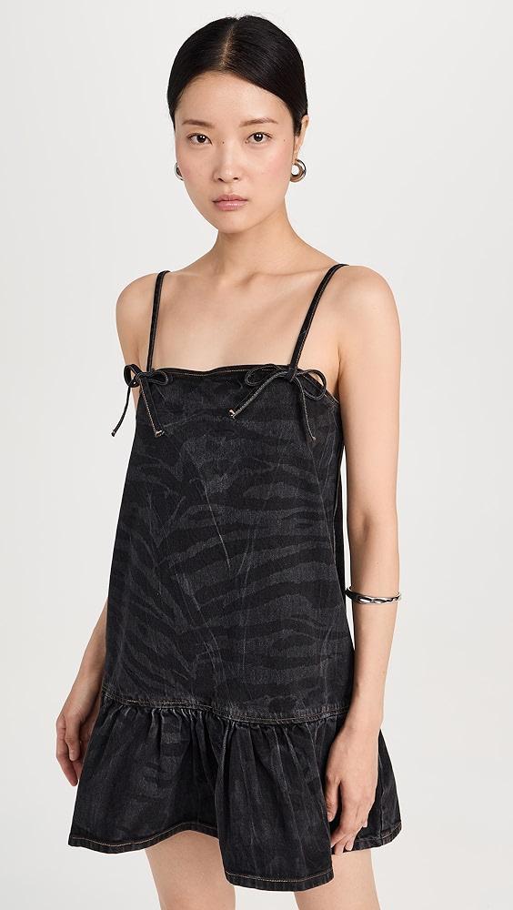 GANNI Laser Denim Strap Dress | Shopbop Product Image