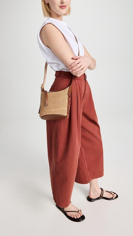 rag & bone Belize Mini Bucket Bag Straw | Shopbop Product Image