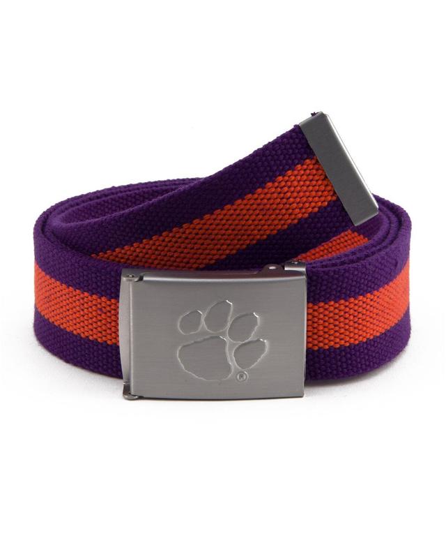 Mens Clemson Tigers Fabric Belt Product Image