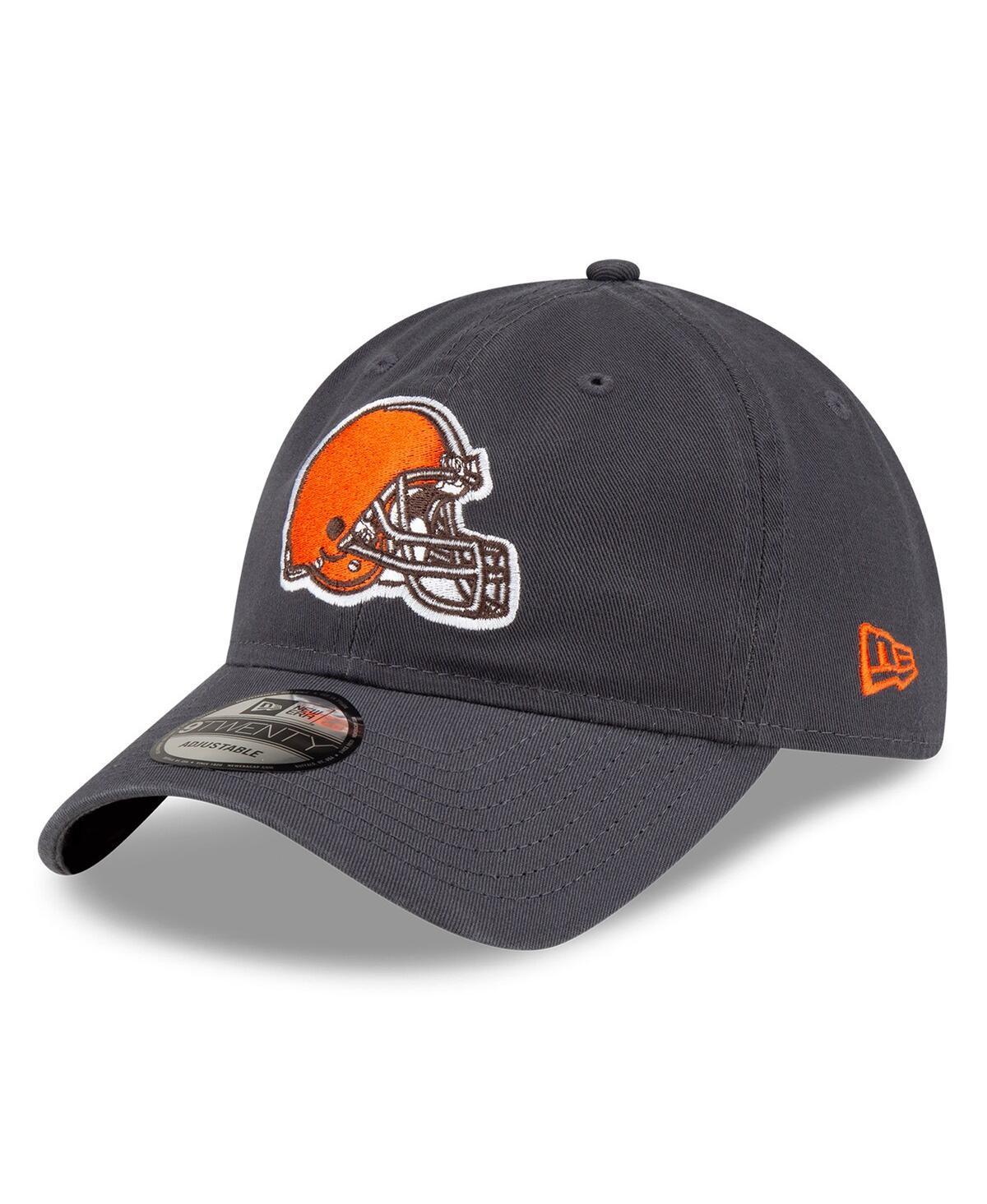 Mens New Era Graphite Cleveland Browns Core Classic Graph 9TWENTY Adjustable Hat Product Image