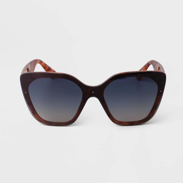 Womens Square Shield Sunglasses - A New Day Product Image