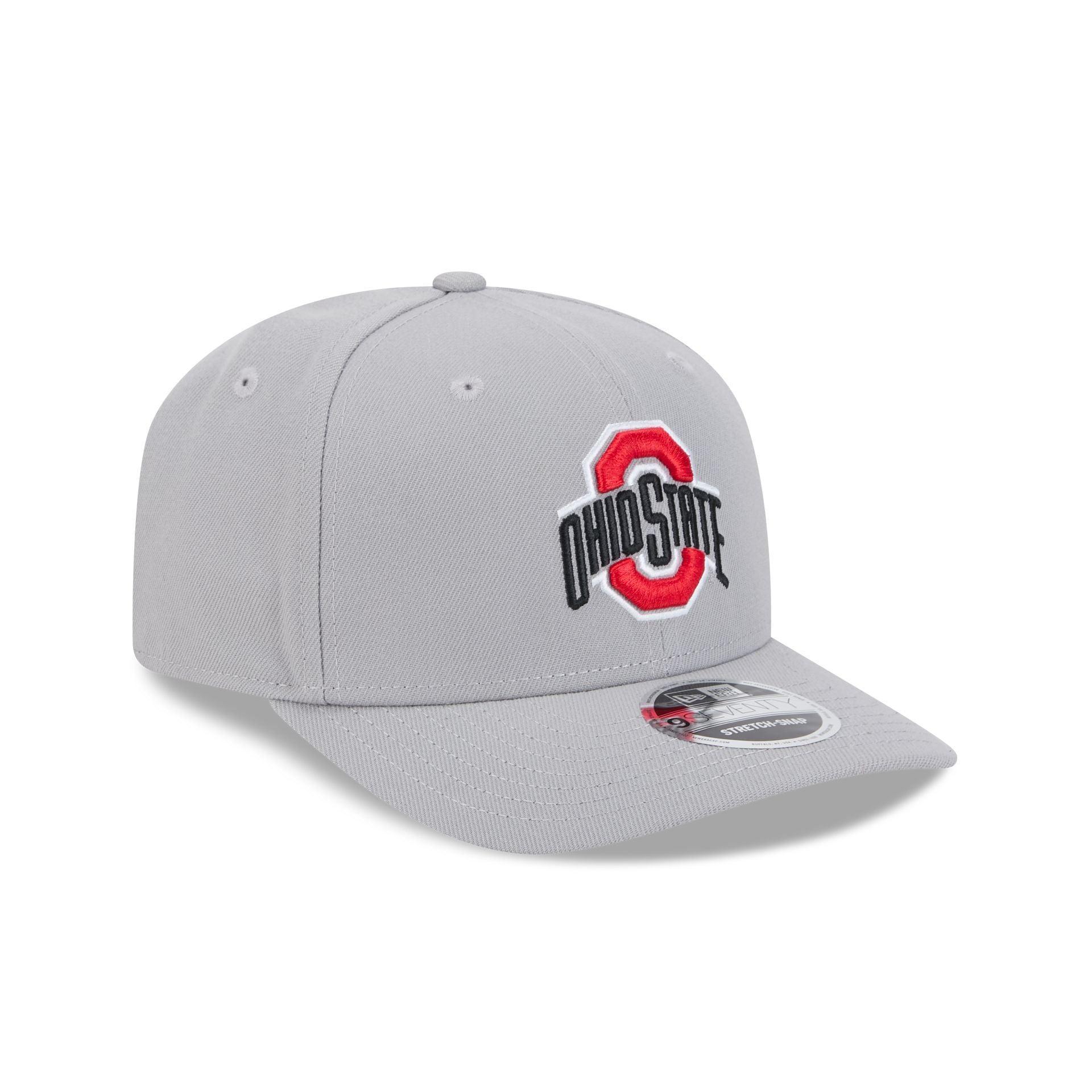 Ohio State Buckeyes Basic Gray 9SEVENTY Stretch-Snap Hat Male Product Image