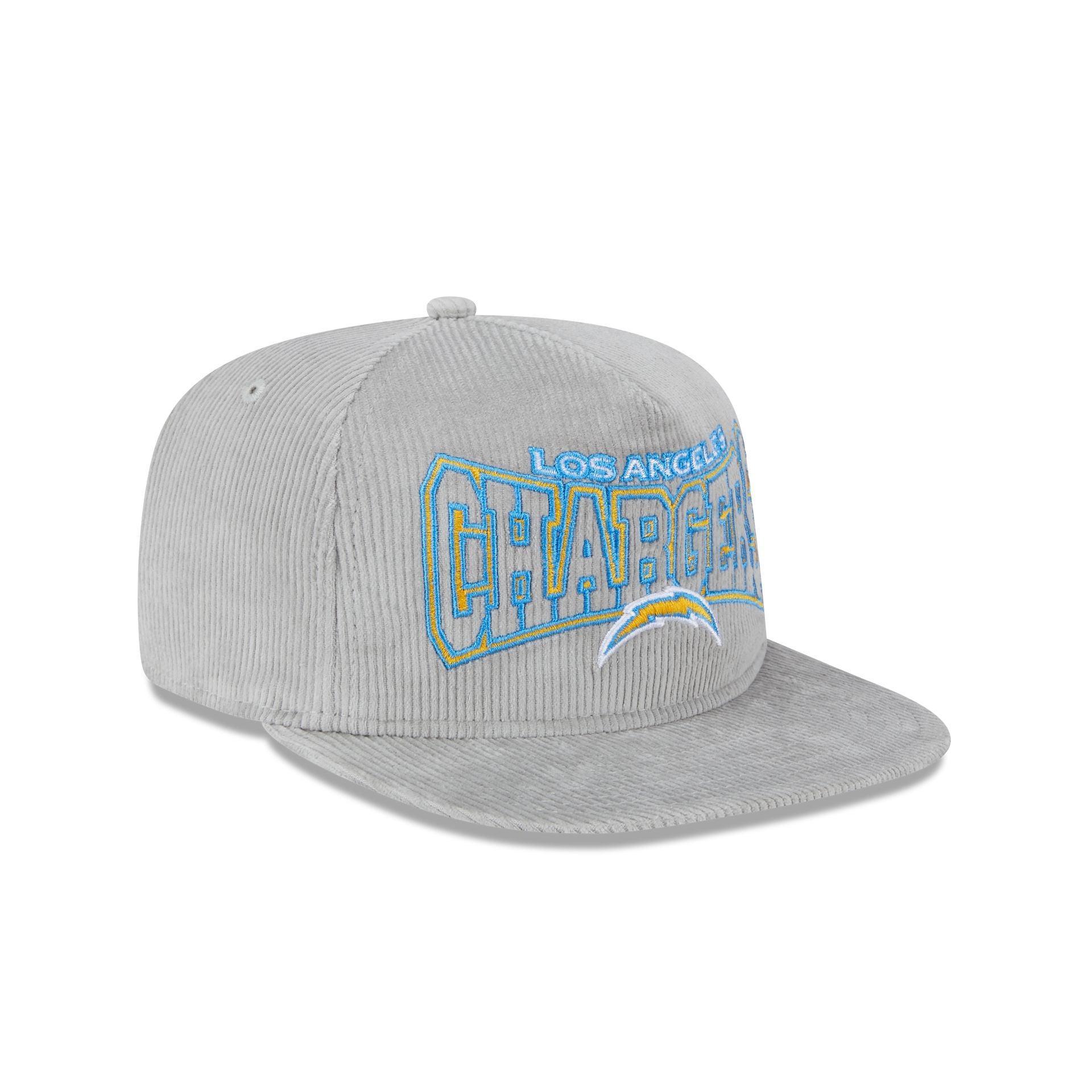 Los Angeles Chargers Gray Cord Golfer Hat Male Product Image