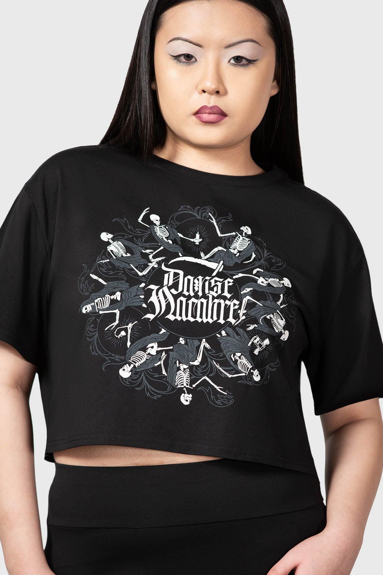 Danse Macabre Crop Top Female Product Image