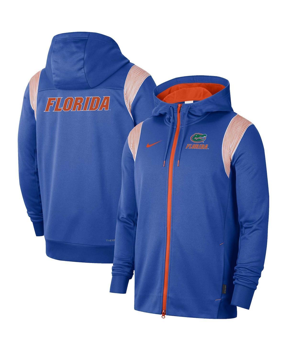 NIKE Men's  Royal Florida Gators 2022 Sideline Lockup Performance Full-zip Hoodie Jacket Product Image