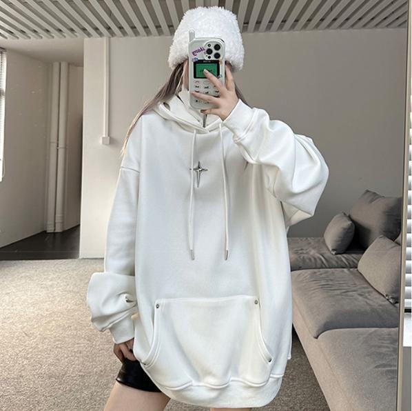 Star Studded Oversized Hoodie Product Image