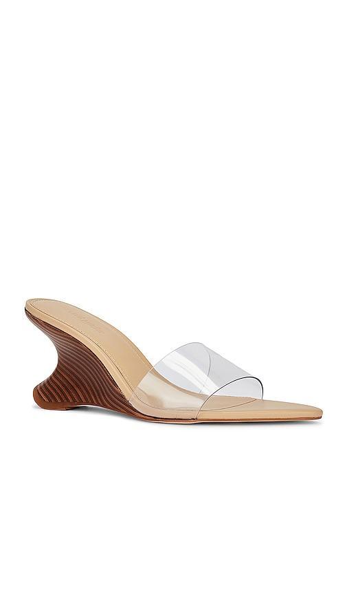 Womens Isabella 75MM Vinyl Wedge Sandals Product Image