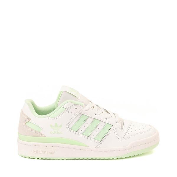 Womens adidas Forum CL Low Athletic Shoe - Cloud / Green Product Image