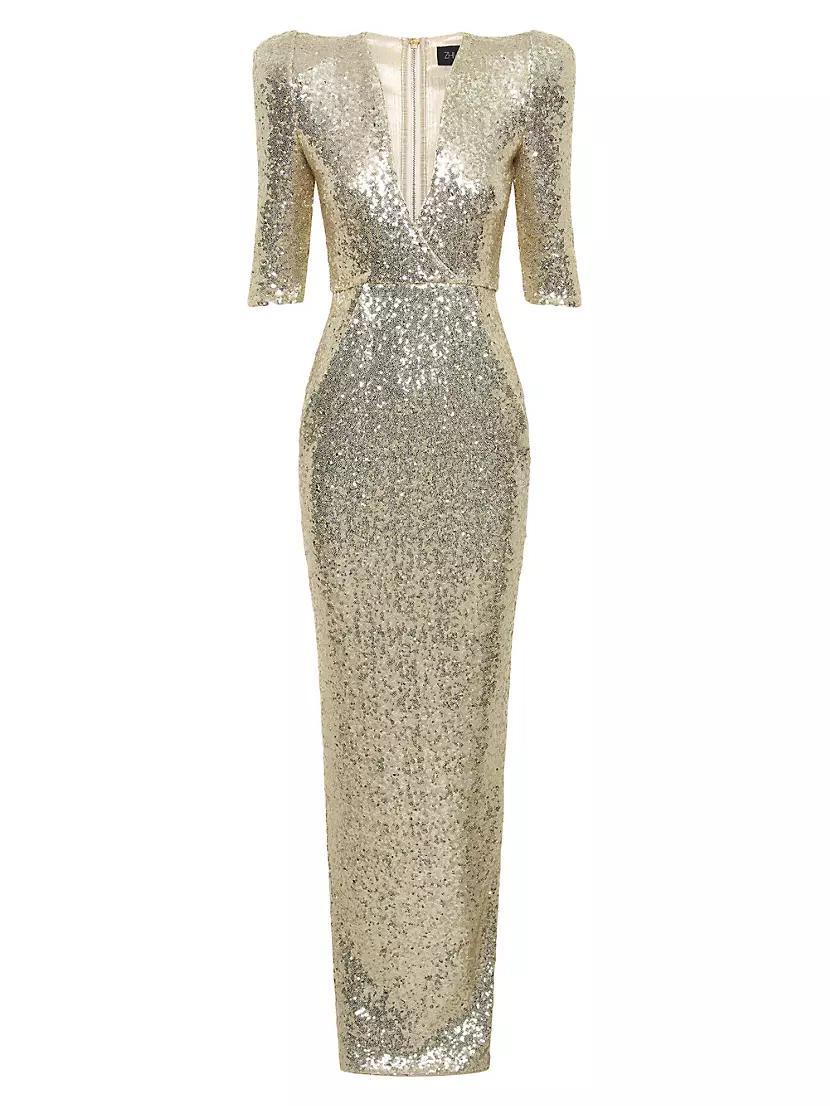 Look At Me Sequin Gown Product Image