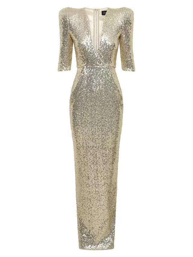 Look At Me Sequin Gown Product Image