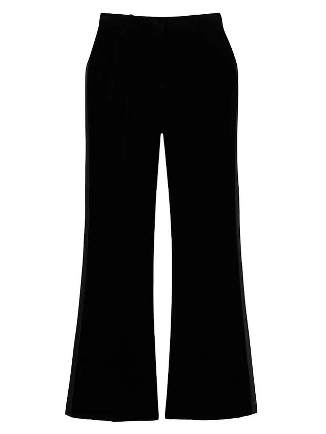 Parisa Velvet Tuxedo Pants Product Image