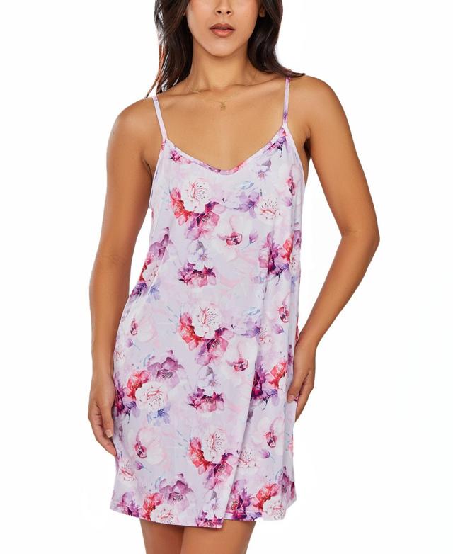 iCollection Womens 1Pc. Very Soft Brushed Nightgown Printed in all over Floral Product Image