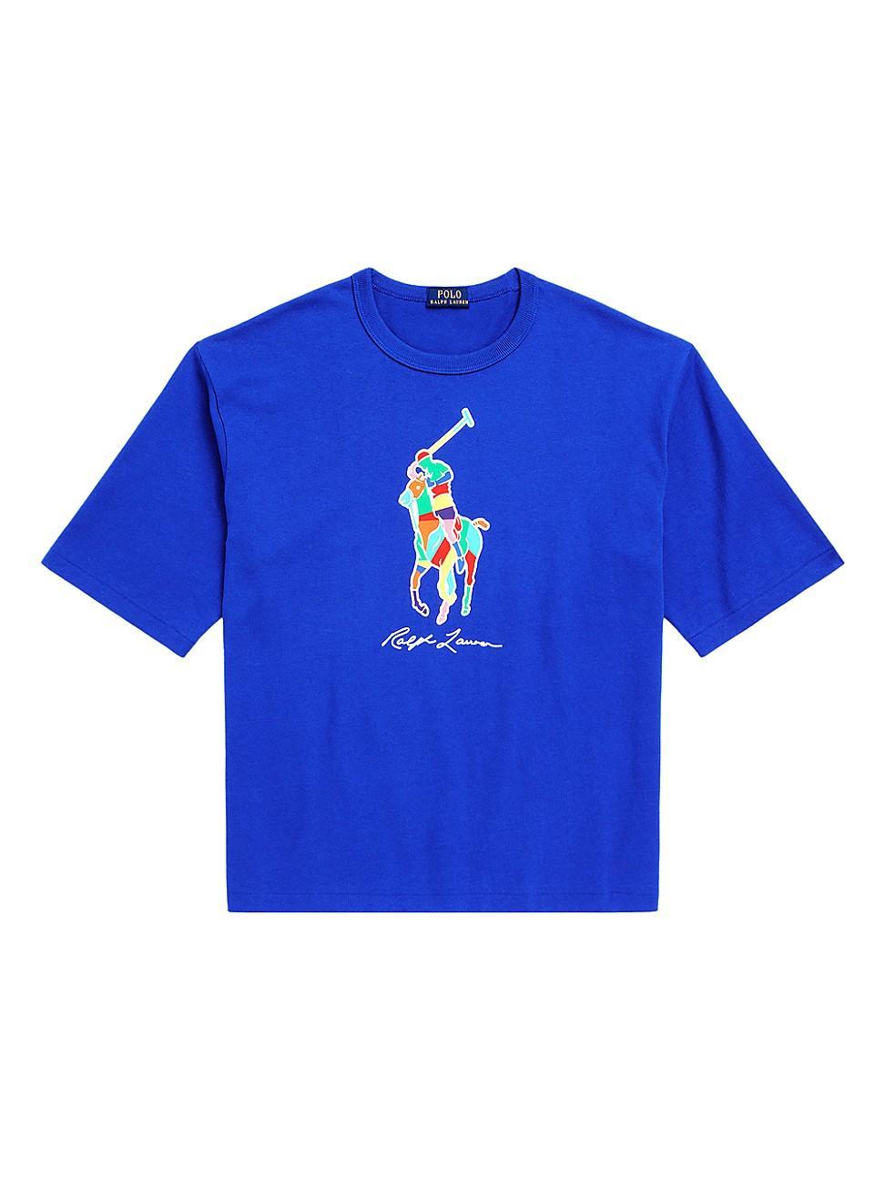 Polo Ralph Lauren Relaxed Fit Big Pony Jersey Short Sleeve Graphic T Product Image