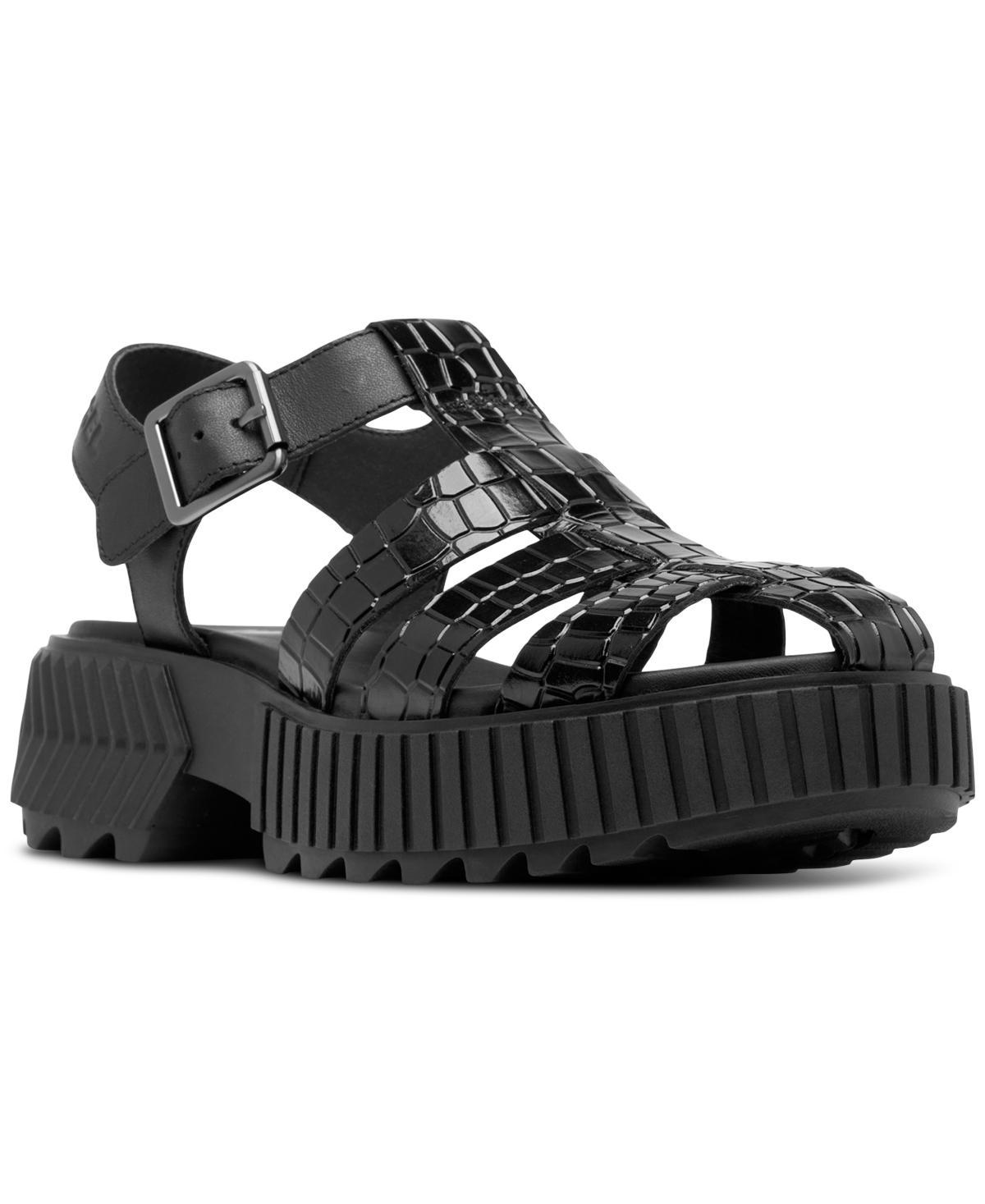 Sorel Womens Ona Streetworks Fisherman Sandals - Black Product Image