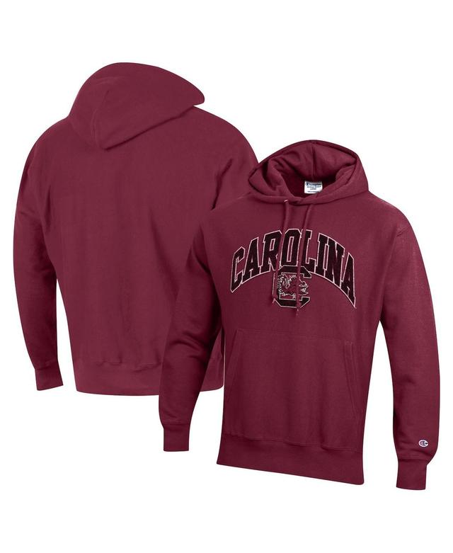 Champion Mens Garnet South Carolina Gamecocks Vault Late Night Reverse Weave Pullover Hoodie Product Image