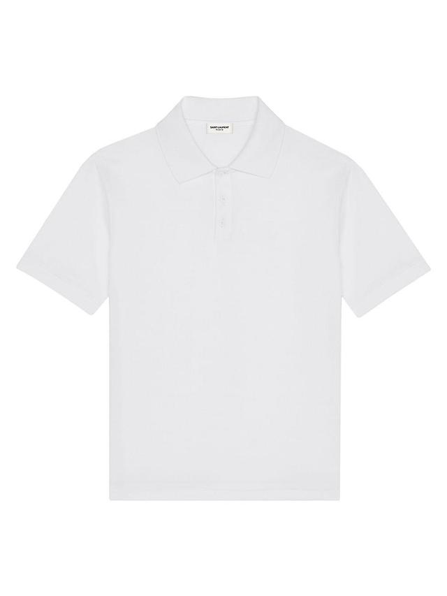 Mens Cassandre Polo Shirt In Cotton Piqu Product Image