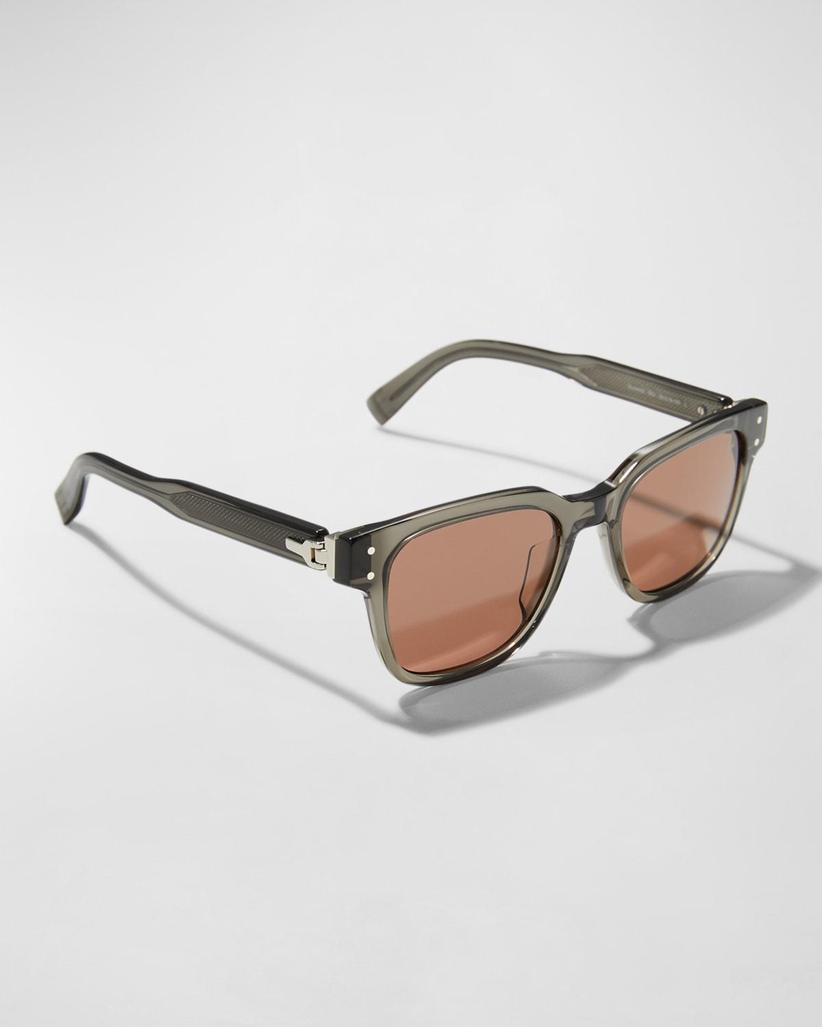 Mens Rimmed Rectangle Sunglasses Product Image