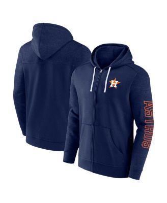 Men's Navy Houston Astros Offensive Line Up Full-Zip Hoodie Product Image