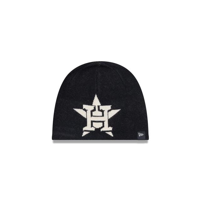 Houston Astros Team Mega Logo Knit Beanie Male Product Image