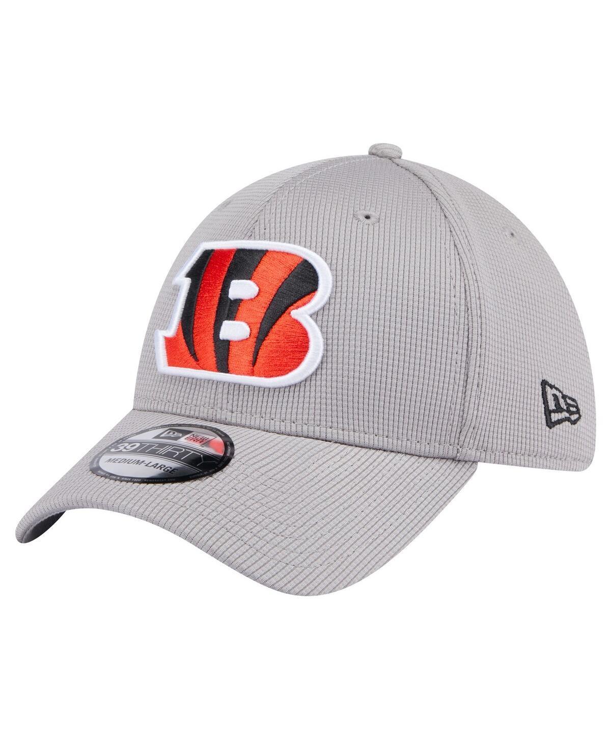 Mens New Era Gray Cincinnati Bengals Active 39THIRTY Flex Hat Product Image