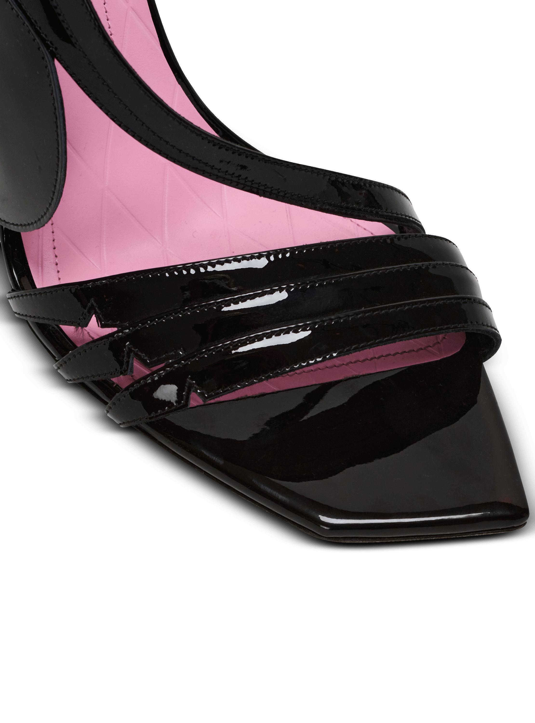 Heeled Eden sandals in patent leather Product Image