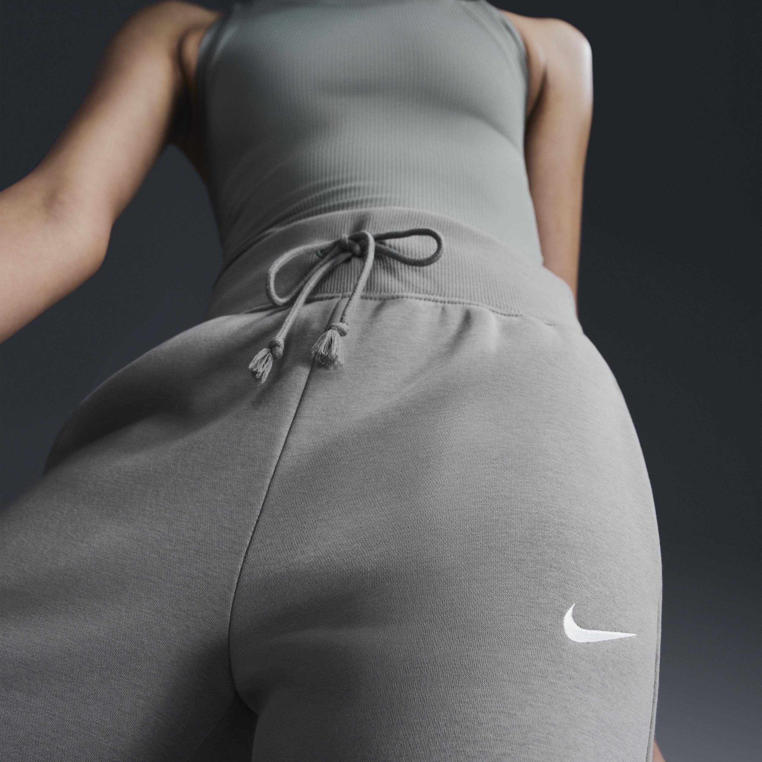 Womens Nike Sportswear Phoenix Fleece High-Waisted Wide-Leg Sweatpants Product Image