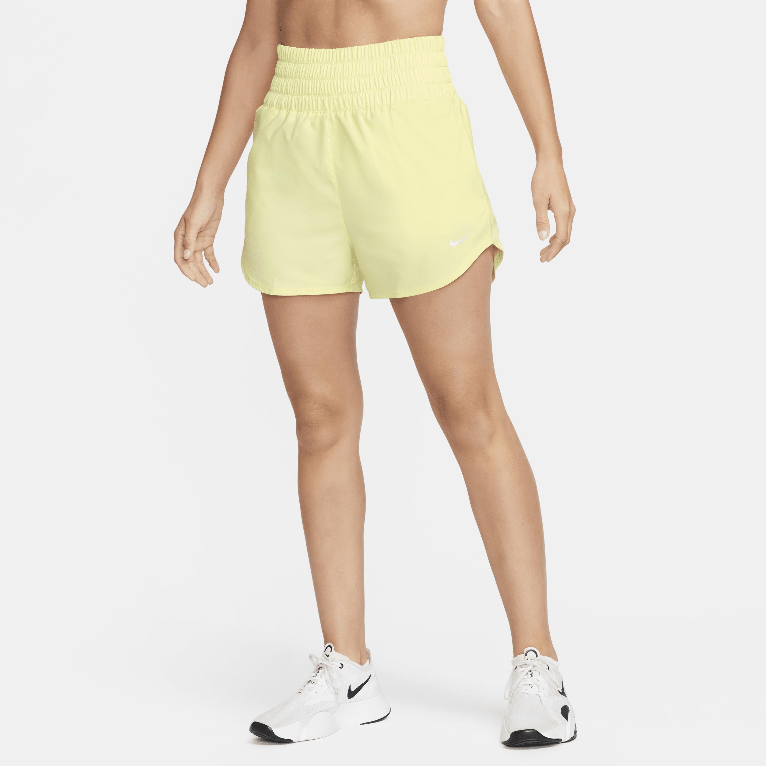 Nike Womens One Dri-FIT Ultra High-Waisted 3 Brief-Lined Shorts Product Image