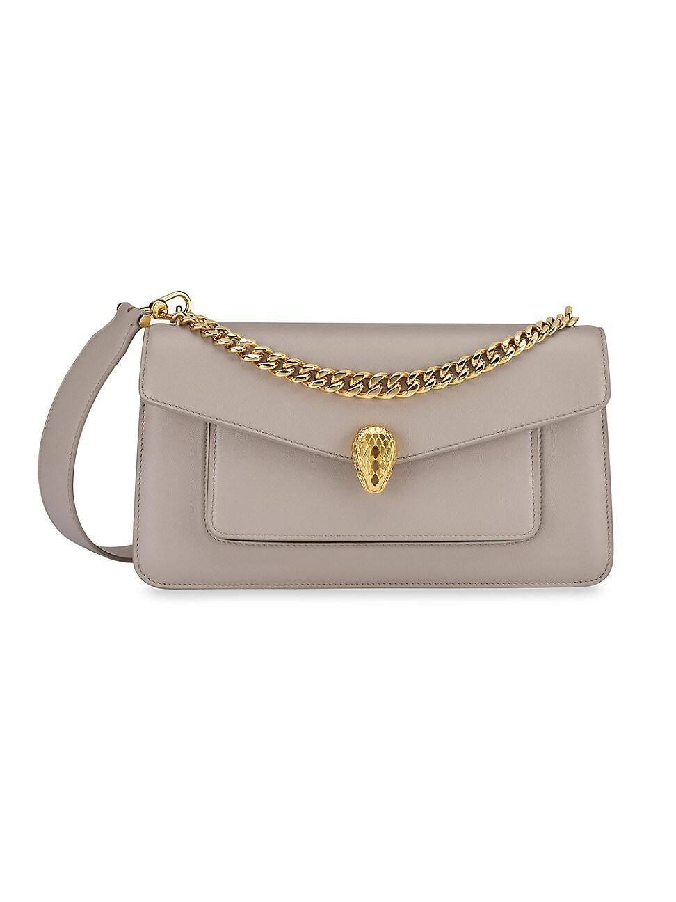 Womens Serpenti E/W Maxi Chain Leather Shoulder Bag Product Image