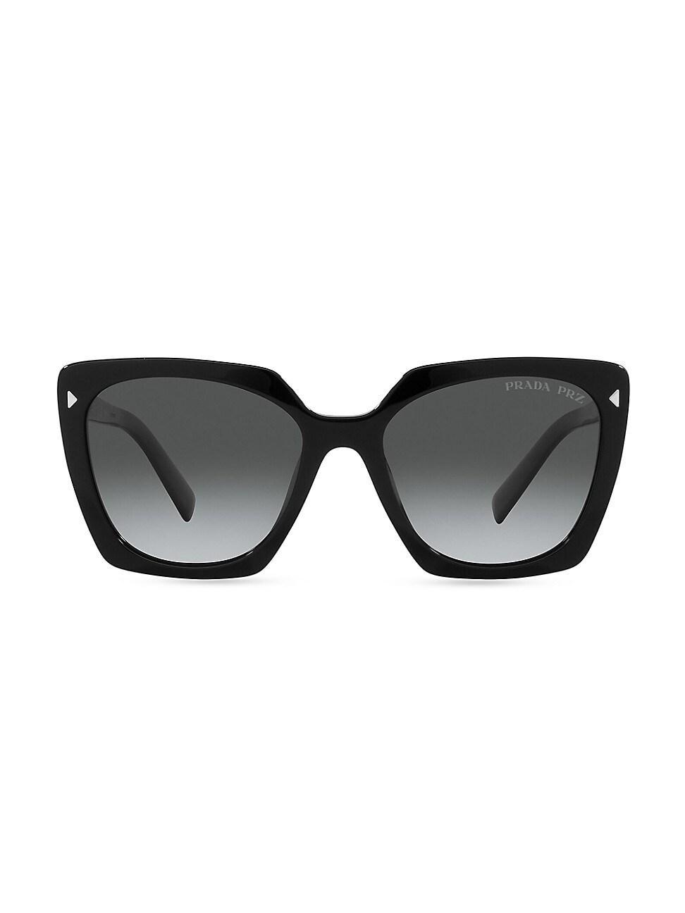 Prada 54mm Gradient Polarized Square Sunglasses Product Image