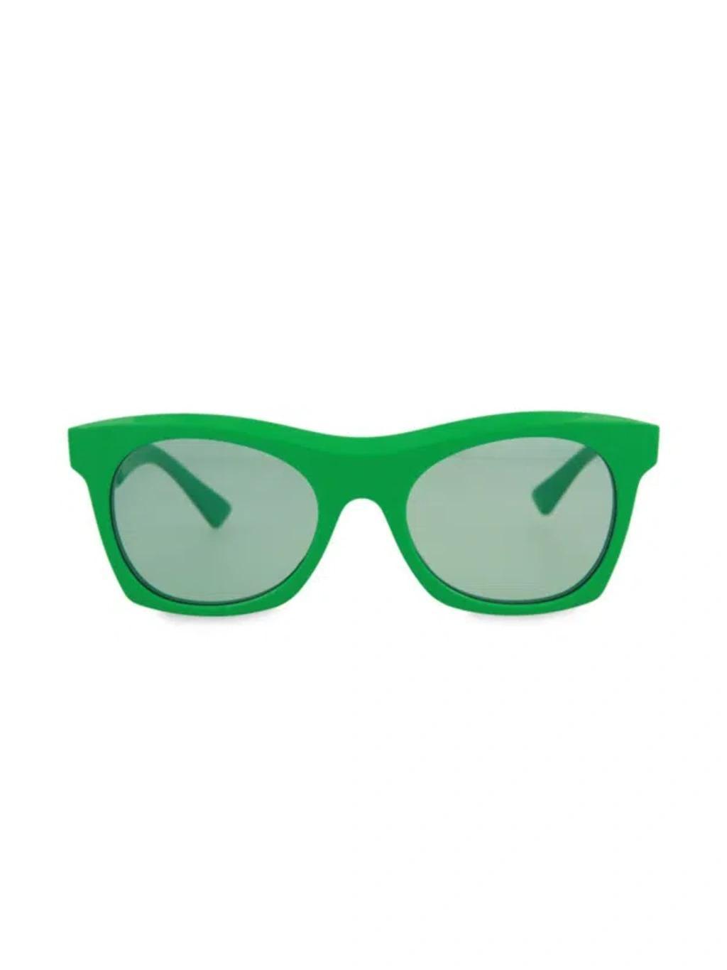 54mm Square Sunglasses In Green Product Image