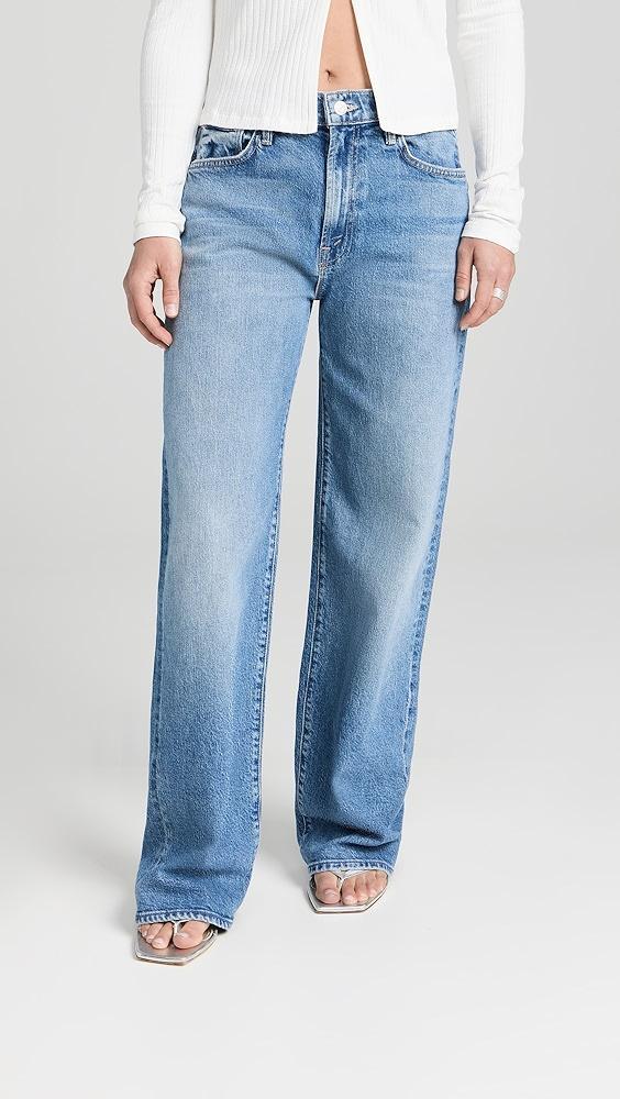 MOTHER Petite Lil Dodger Sneak Jeans | Shopbop Product Image