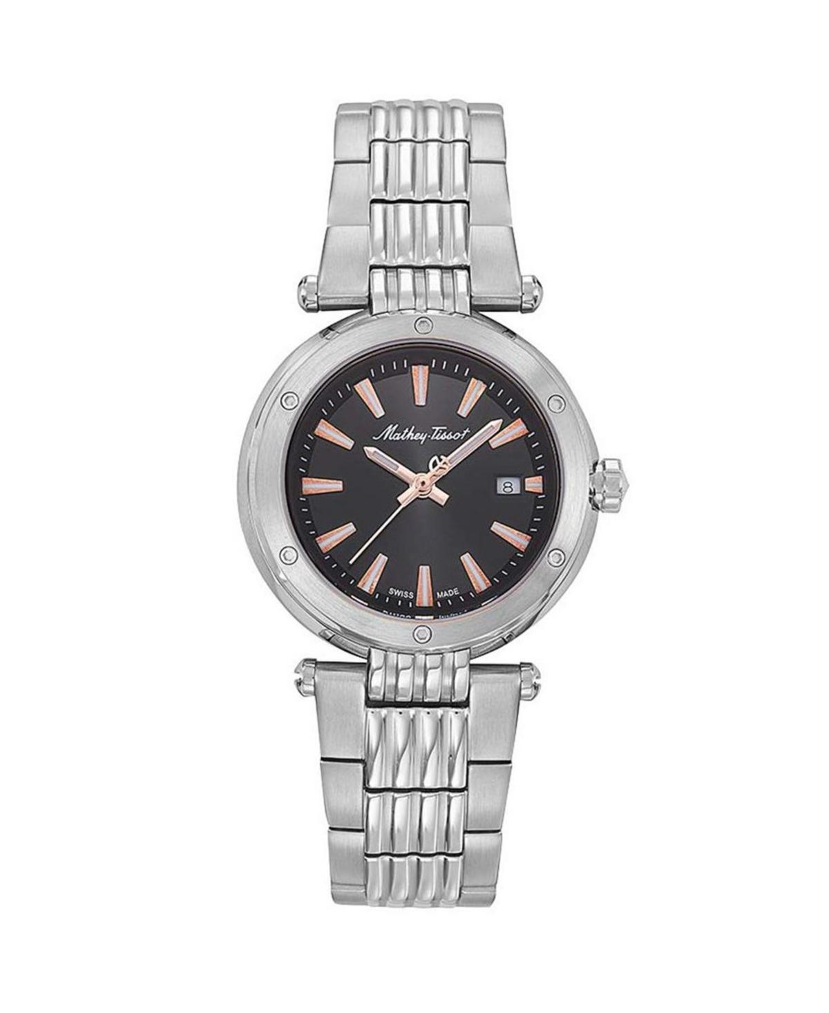 Mathey Tissot Womens Neptune Black Dial Watch - D912RRN Product Image