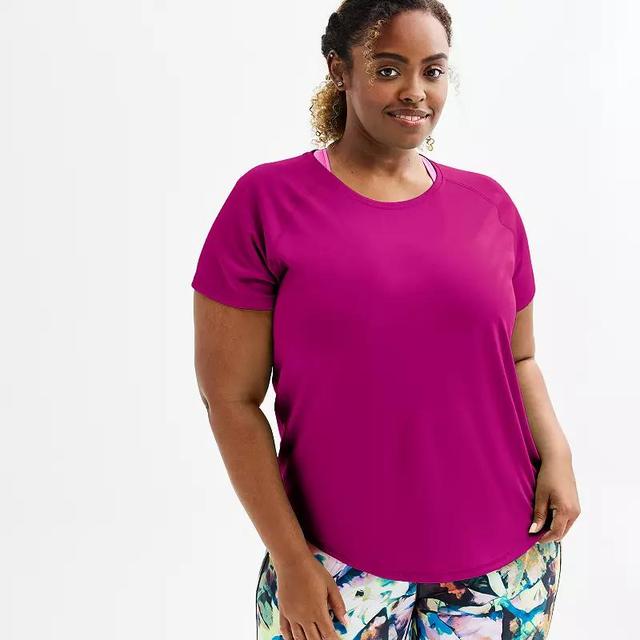 Plus Size Tek Gear Dry Tek Short Sleeve Tee, Womens Product Image