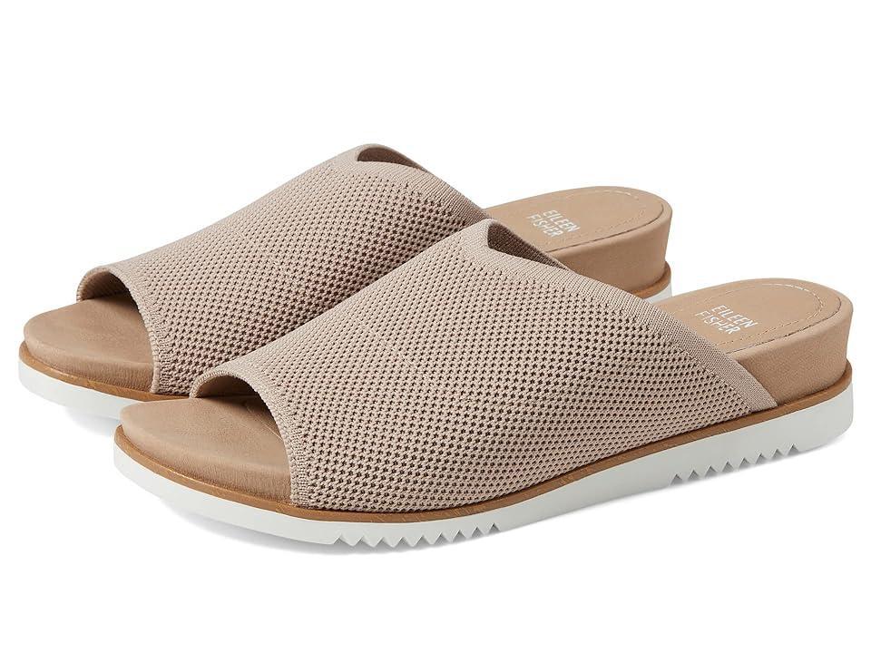 Eileen Fisher Womens Kori Stretch Knit Slide Sandals Product Image